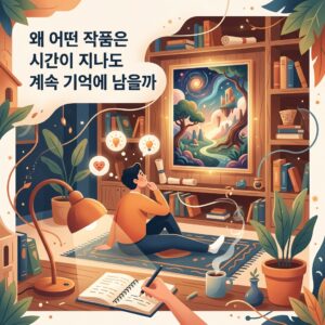 ai thumbnail illustration 왜 어떤 작품은 시간이 지나도 계속 기억에 남을까 1786983781
