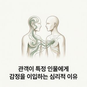 ai thumbnail minimal 관객이 특정 인물에게 감정을 이입하는 심리적 이유 1786983446